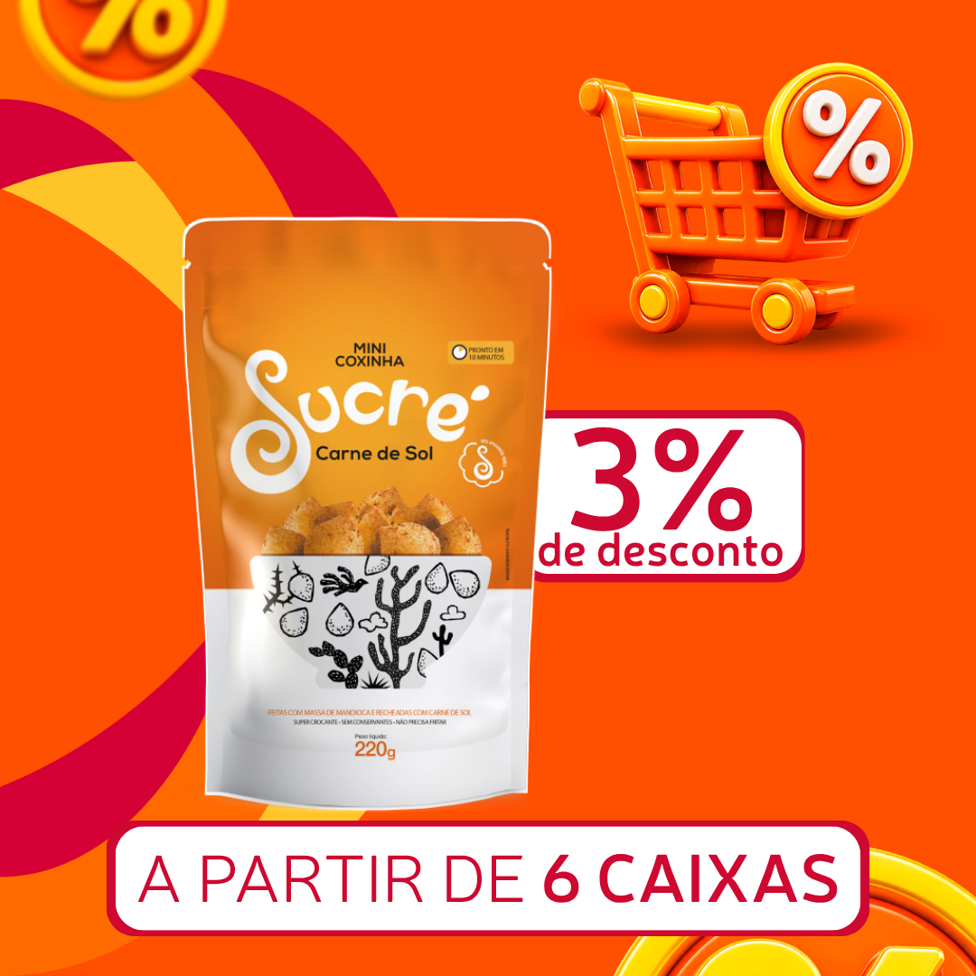 Coxinha Carne de Sol 220g - Sucr&eacute;